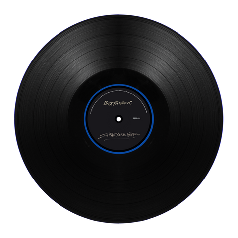 I HOPE YOU'RE HAPPY SIGNED VINYL